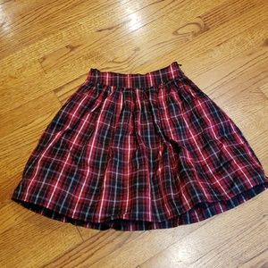 Gymboree silk holiday skirt size 6